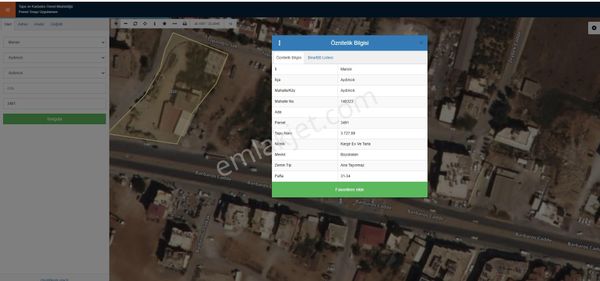 Satılık Hisseli Arsa Mersin Aydıncık Merkez Hisse 800m2 Arsa Tamamı 3730m2