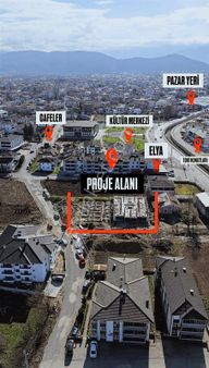 Yön Group'tan Harika Konumda Elya Cafe Yanı Satılık 2+1 Daireler