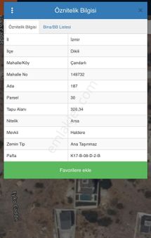 Jasse'den İzmir Çandarlı'da Villa İmarlı Arsa