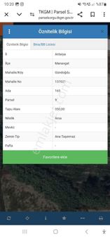 Manavgat Gündoğdu Mah.satılık Konut Arsa