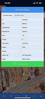 Karaman/ Ereğli Yolu Üzerinde Satılık Yatırımlık Tarla