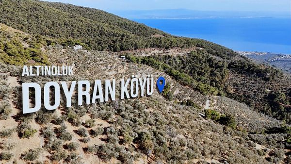 Doyran Köyün'de Panoramik Deniz Manzaralı Satılık Zeytinlik
