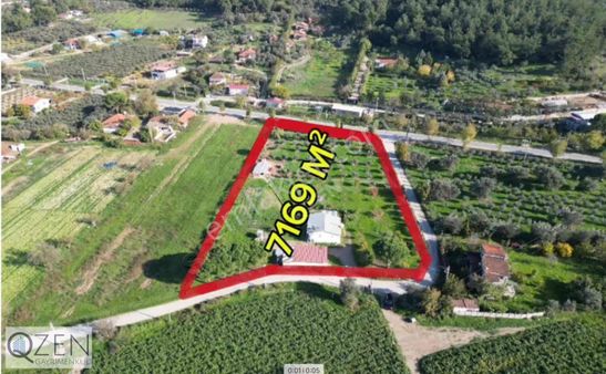 Qzen'den Değirmendere'de Ana Yola Cepheli 7.167m2 Resmi Ev Tarla