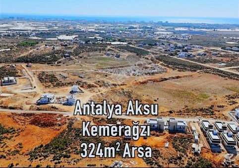 Aksu Kemerağzı Da 324,10 M2 Villa İmarlı Yola Cephe Fırsat Arsa
