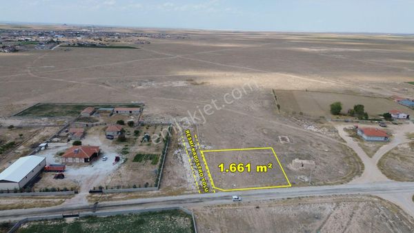 Konya / Cihanbeyli / Taşpınar-yeniyayla Mahallesinde 1.661 M² Müstakil İmarlı Arsa