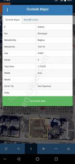 -_ankara Etimesgut/baglıca Mah Villa Arsası 430m2 Hisse-_