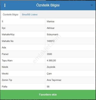 Manisa Akhisar Süleymanlı Mahallesinde Satılık Yola Sıfır Zeytinlik