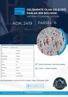 📉 Fiyat Düştü! Şeyh Edebali’de Satılık Arsa 🏞️