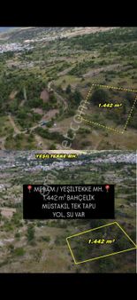 Meram Yesiltekke De Müstakil Tapulu 1400 Metre Koparatif Sulu Bahcemiz Satılıktır