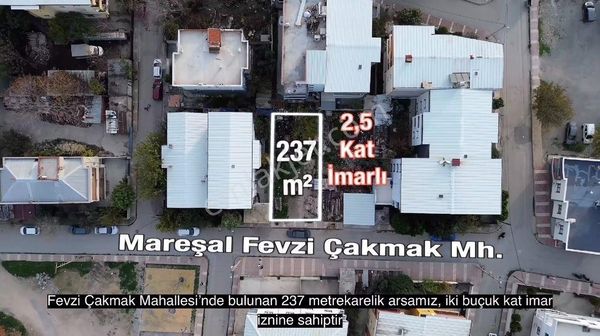 Horozköyde 237m2 Yatırımlık 2,5 Kat İmarlı Arsa!
