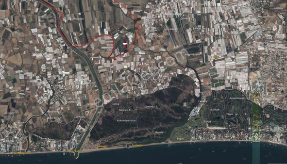 Aksu Boztepe Satılık Müstakil Tarla