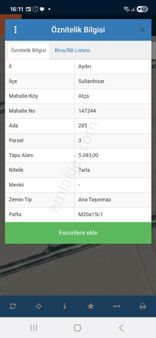 Aydın Nazilli Yöntem Emlaktan Sultanhisar Mahallesinde Satılık Sulak Tarla