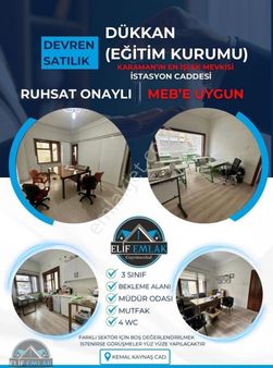 Şehrin En İşlek Yerinde – Devren Satılık Dükkan (eğitim Kurumu)