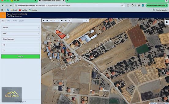 Ayaş Oltan'da 556 M2 Konut İmarlı Altyapısı Hazır Satılık Arsa!