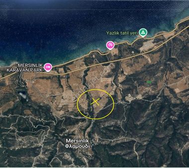 İskele Mersinlikte İmarlı 28 Dönüm Tarla