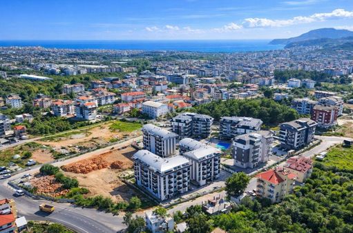 Alanya Oba Mah.aktiviteli Full Eşyalı Satılık 1+1 Daire