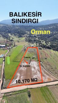 Sındırgı Yüreğil Mah Satılık Fırsat Arsa 10.170 M2