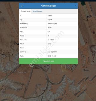 Fırsat 300m² 1/5000'lik Plan İçerisinde Eskişekir Yoluna 10 Dk