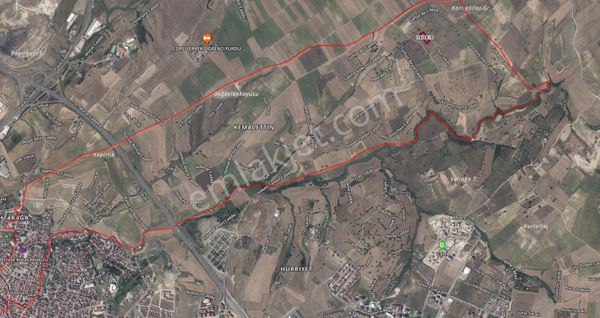 Kanlı Göller Mevkiinde Satılık Stratejik Konumlu Arsa