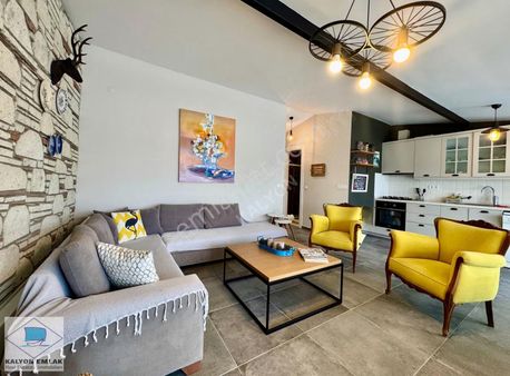 Kalyon'dan Ilıca'da Kiralık Plaja 100 M. Deniz Manzaralı Daire