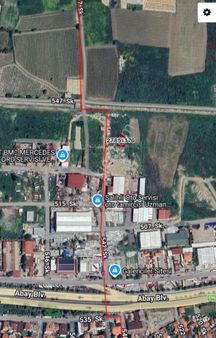 Salihli Kırveli Mahalle'sinde Satılık 240m2 Sanayi Arsası