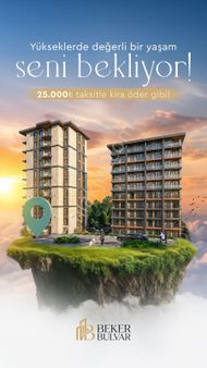 ꧁▇yılmaz'dan▇꧂beker Bulvar Projemizde 22.000tl Taksit İle 1+1