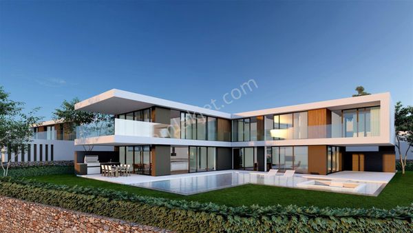 Girne Çatalköy'de Denize Sıfır Türk Tapulu Lüks Villalar