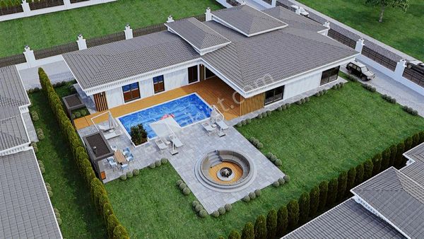 Tek Kat 1700 Metre Arsa İçinde Havuzlu Villa