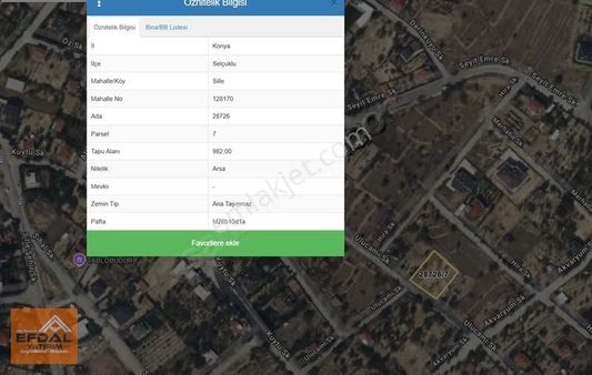 Efdal Yatırım Gayrimenkulden Erenköyde Villalık Arsa Hissesi!