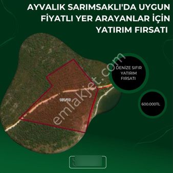Ayvalıık Sarımsaklı'da 530m2 Hisseli Arsa