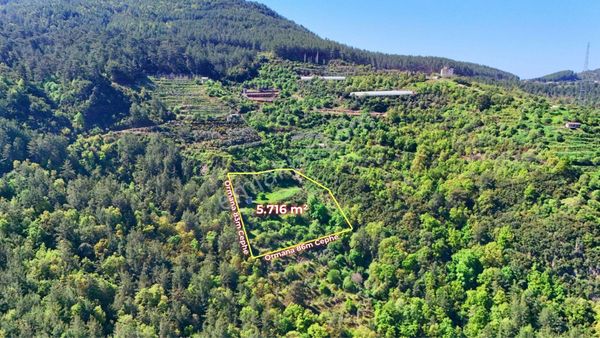 Satılık 5.716 M² Arazi, Alanya-burçaklar