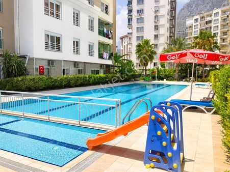 Konyaaltı Sarısu’da Havuz Manzaralı Eşyalı Lüks Kiralık 1+1 Residence Daire