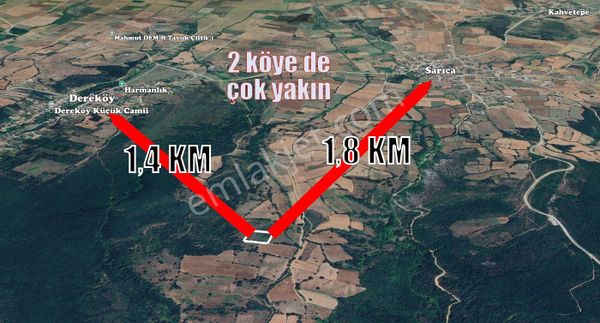 Arkası Orman - Köye Çok Yakın - Asfalta 1 Parsel Yakınlıkta