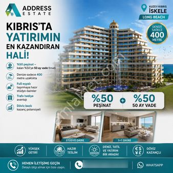 Kuzey Kıbrıs İskele Longbeach’te Kazandıran Yatırım Fırsatı!