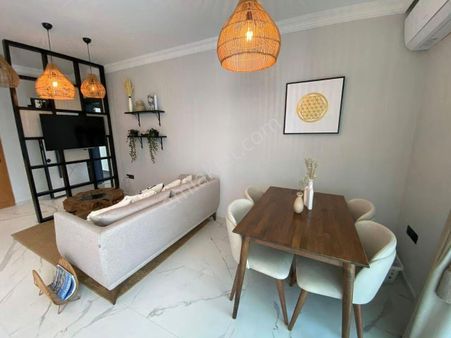 Girne Karaoglanda - Elite Site İcerisinde 1+1 Bahce Kat Daire