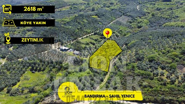 Lıon Emlak'tan Sahil Yenice'de Deniz Manzaralı Fırsat Zeytinlik