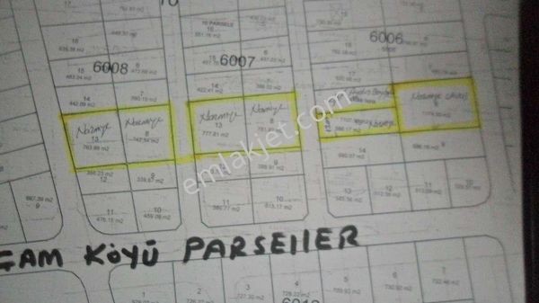 Özen Emlak Tan Çam Köyünde Satılık Parseller