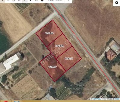 Konya Seydişehir Degirmenci Mah.satılık Arsalar 2282 M2 4 Parsel Yanyana