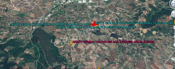 Yalova Termal Akköy De 450 M Kare Arsa