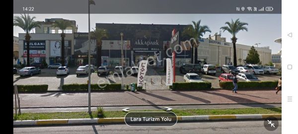 Antalya Kundu Turizm bölgesinde Akkapark AVM içerisinde Dükkan