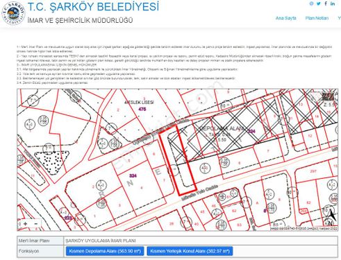 BULUT yatırımdan 1850 m² % 35 imarlı merkezi konumda arsa