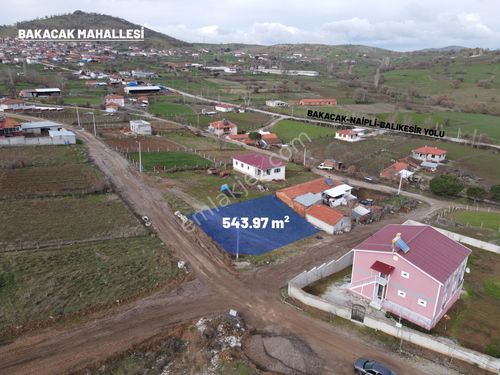  BALIKESİR KARESİ BAKACAK MAH. 543 m² KÖŞE PARSEL SATILIK ARSA