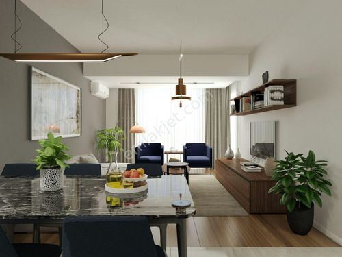  İzmirin yeni merkezi Ulukent Statü projesinde satılık 3+1 daire