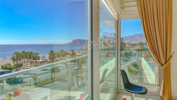  ALANYA KESTEL 2+1 100M2 FURNISHED BEACHFRONT APARTMENT WITH ACTIVITIES