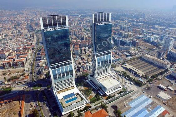  İzmir,Bayraklı,Adalet Mah. Folkart Towers da Kiralık Ofis