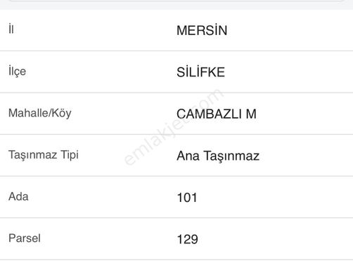 MEŞE GRUP'tan SİLİFKE CAMBAZLI'DA 27.880 M2 YAYLALIK YATIRIMLIK