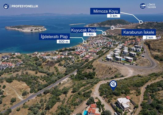  Karaburun Merkez'de 730 M² Deniz Manzaralı İmarlı Arsa