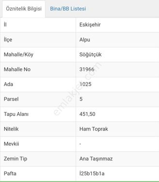 YMK GAYRİMENKULDEN SATILIK ARSA
