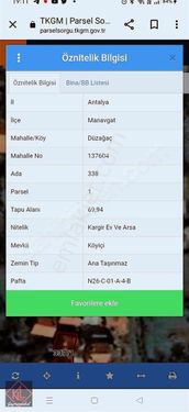 MANAVGAT DÜZAĞAÇ'TA SATILIK 2 ADET TAŞ EV