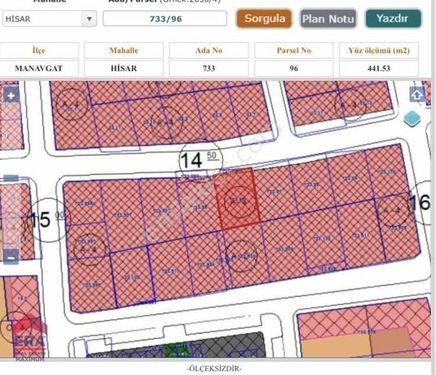 AŞAĞIHİSAR'DA KENTSEL DÖNÜŞÜME UYGUN CADDE ÜZERİ TİCARİ ARSA
